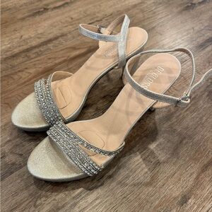 De Blossom Collection Silver Heels